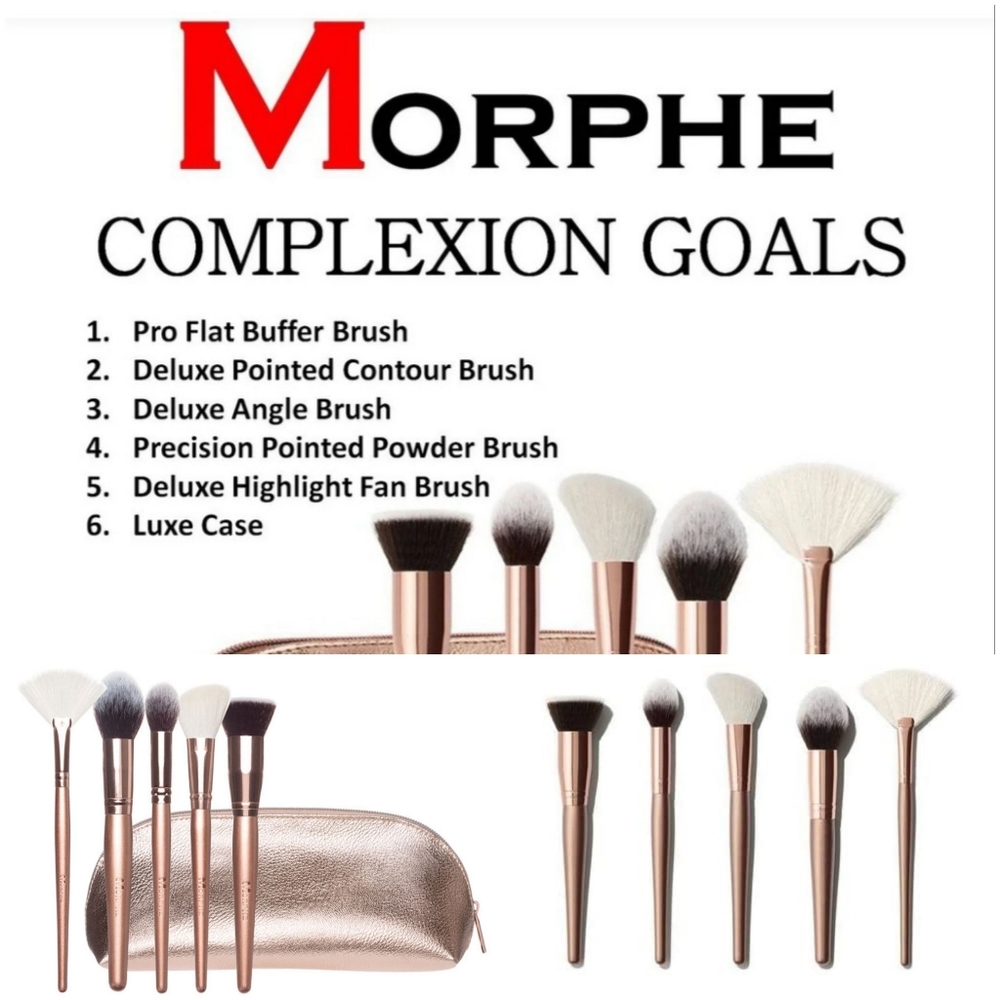 Morphe Complexion Goals Foundation Brush Set and C